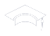 YourGraduation Hat Logo (White)